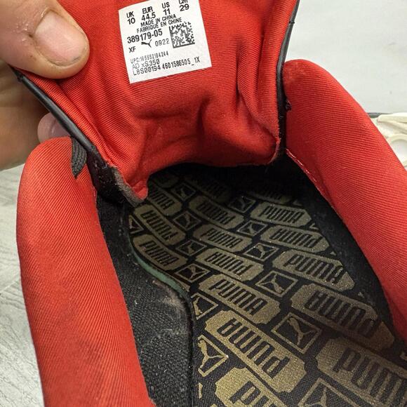 PUMA Roma Basic - Black / High Risk Red / Yellow - Picture 8 of 15